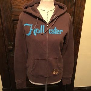 Vintage Hollister Zip-Up Hoodie